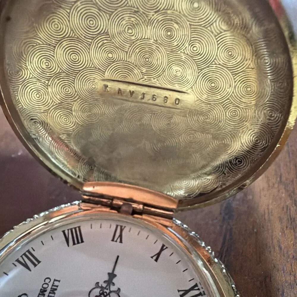 NEW Ltd.Edition Commemorative 1886-1986 Statue of Liberty Pocket Watch Free Shp